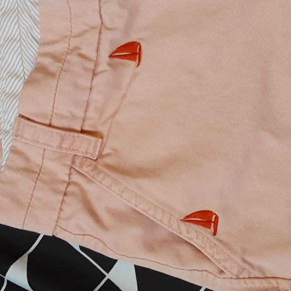 J.crew  peach shorts with sailboats , size 10 - Picture 2 of 8